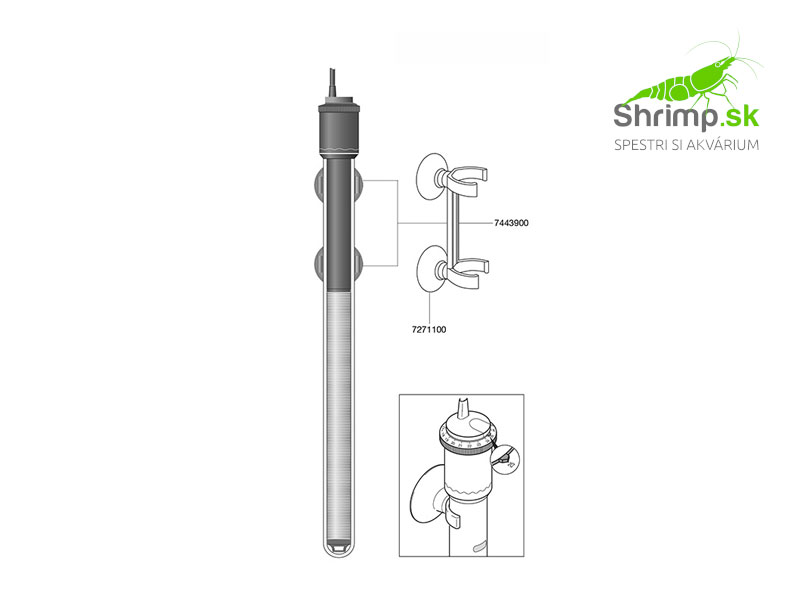 Ohrievač EHEIM Thermocontrol 50 W