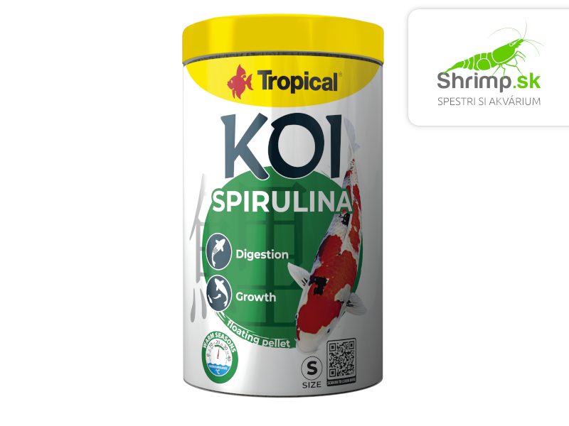 Tropical Koi Spirulina Pellet S 1000 ml/320 g