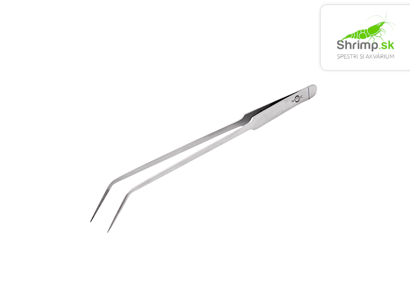 AQT Pinzeta zakrivená 16 cm