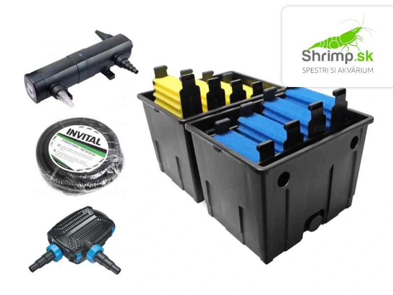 Set netlakovej filtrácie pre jazierko do 50000l