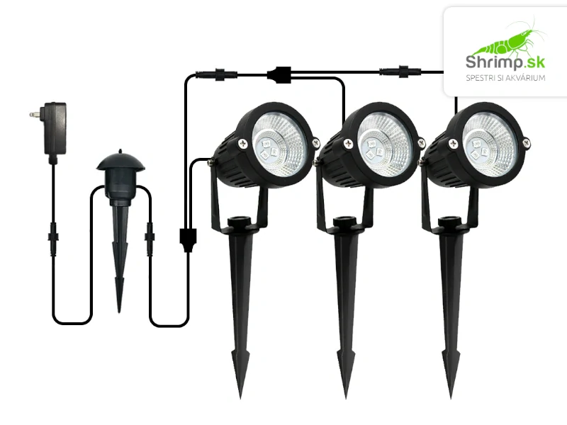 INVITAL LED osvetlenie jazierka 3ks
