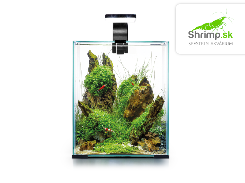 Aquael Shrimp Day & Night 20 Akváriový set čierny 19 l