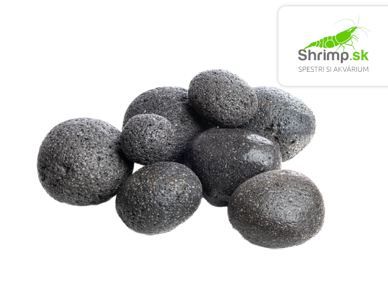 Lávové kamene (okruhliaky) 5-8 cm, 1 kg