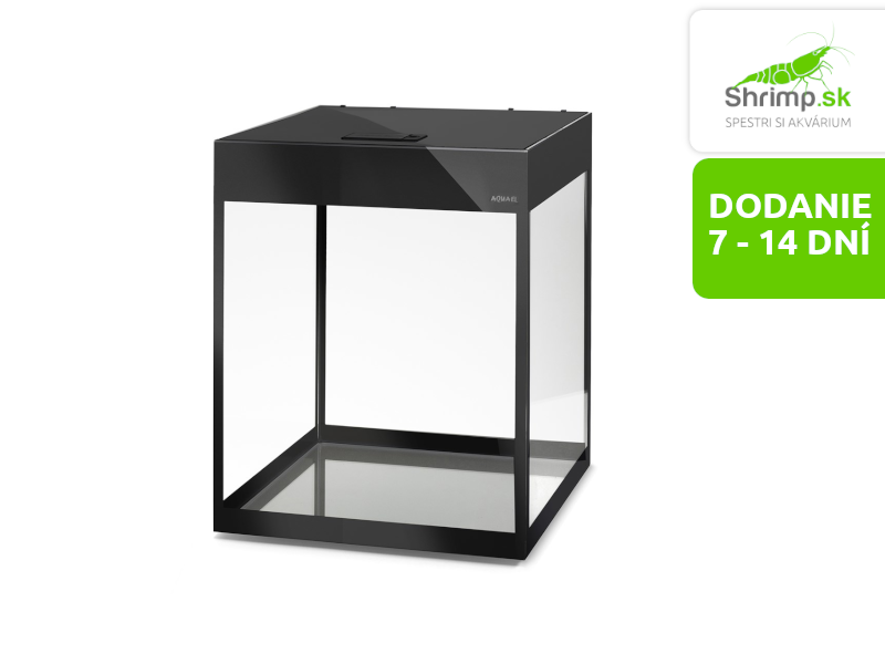 Aquael Akváriový set Glossy CUBE 50 čierny, 135 l
