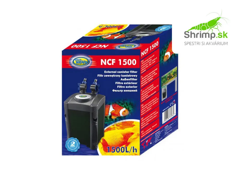 Aqua Nova externý kanistrový filter NCF-1500
