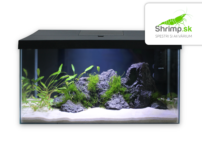 Kompletná akváriová sada 54 l Black Lava