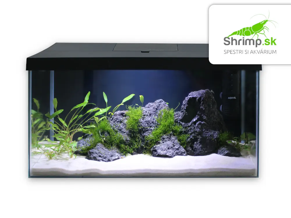 Kompletná akváriová sada 54 l Black Lava