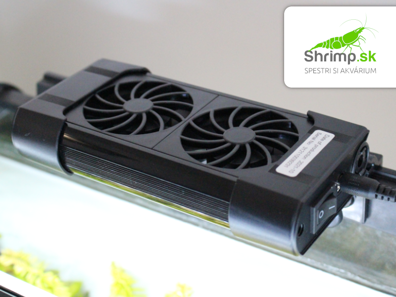 Chladiaci modul pre akvárium s dvomi ventilátormi