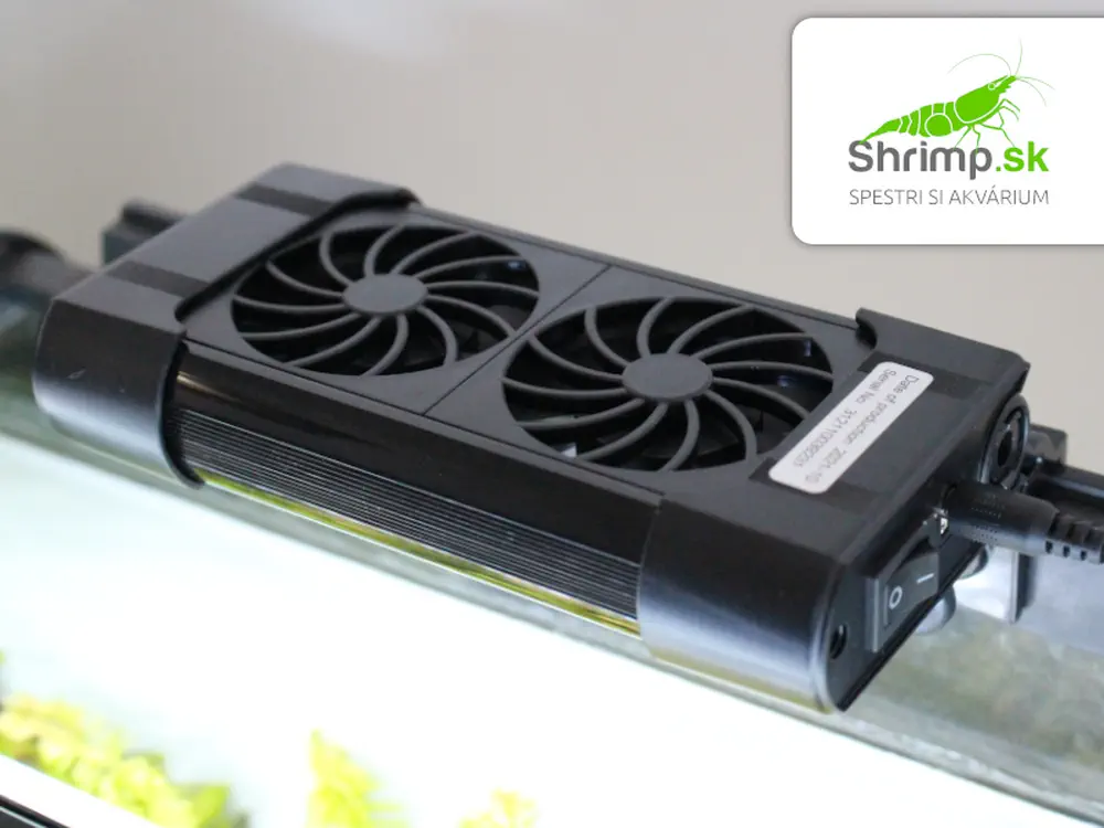 Chladiaci modul pre akvárium s dvomi ventilátormi