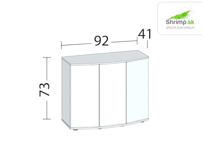 Skrinka JUWEL na akvárium Vision 180 biela