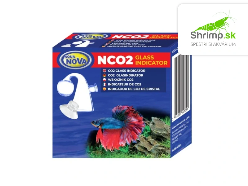 Drop checker Aqua Nova s náplňou (indikátor CO2)