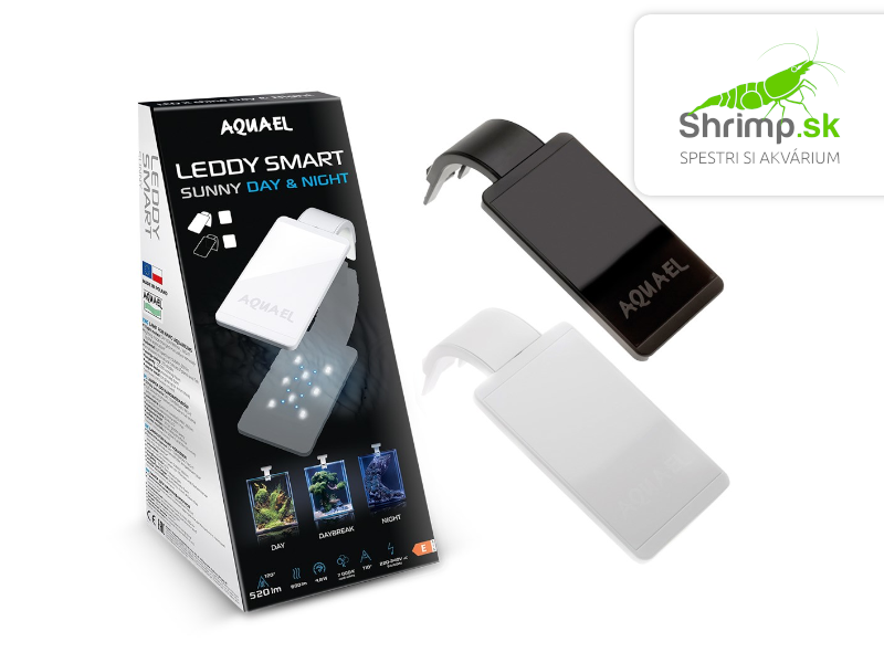 Aquael Leddy Smart SUNNY D&N 4,8W, 11 cm čierna