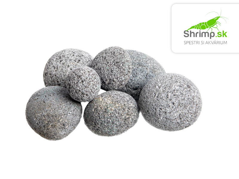 Lávové kamene (okruhliaky) 5-8 cm, 1 kg