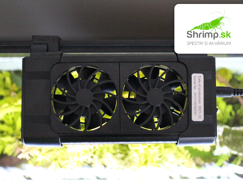 Chladiaci modul pre akvárium s dvomi ventilátormi