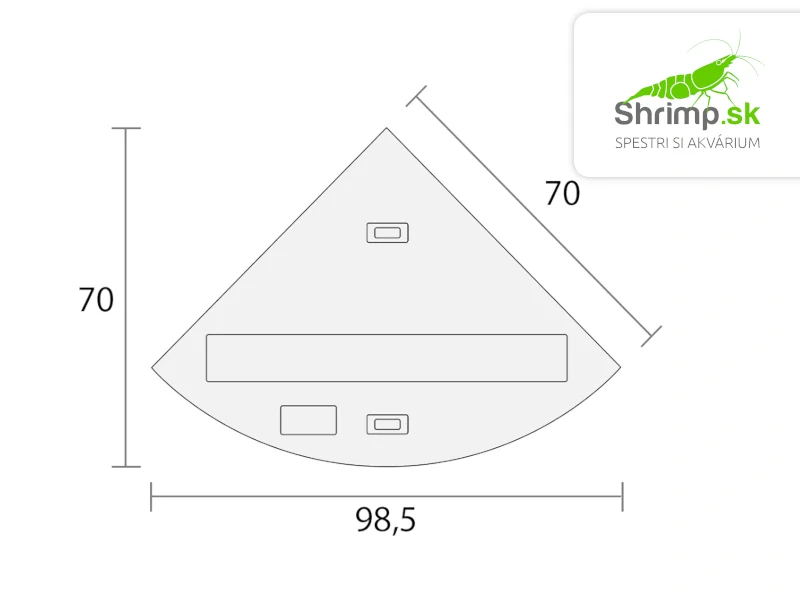 Akváriový set JUWEL Trigon 190 LED čierny