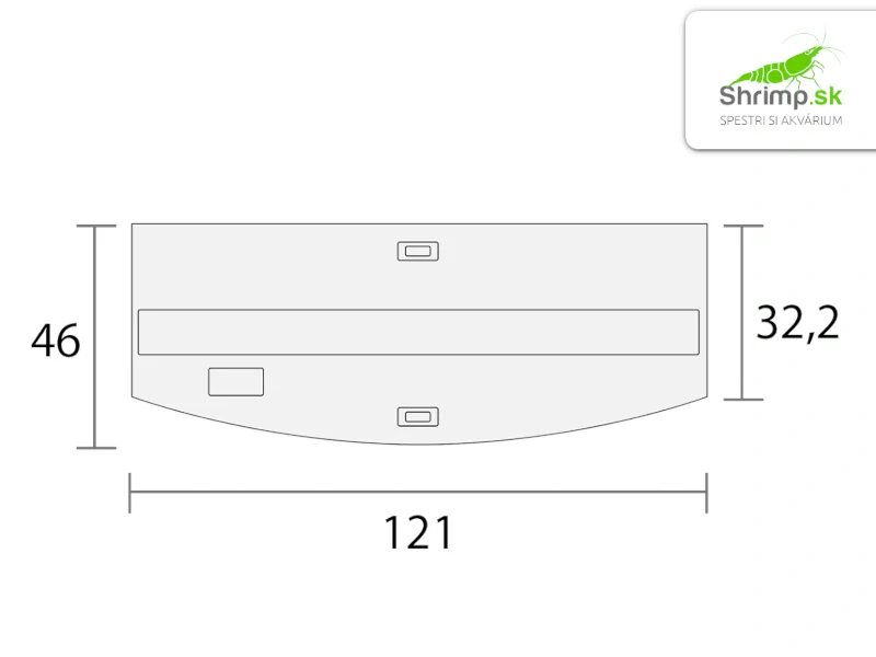 Akváriový set JUWEL Vision LED 260 biely 260l
