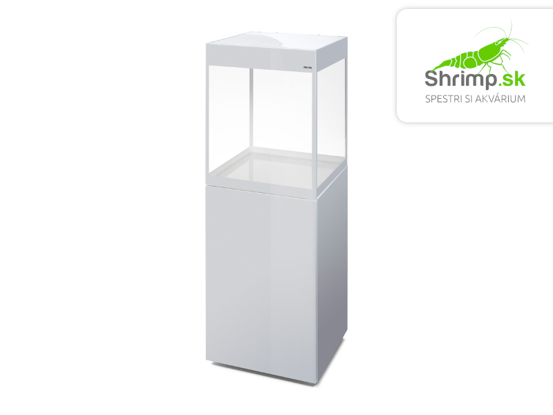 Aquael Akváriový set Glossy CUBE 50 biely, 135 l