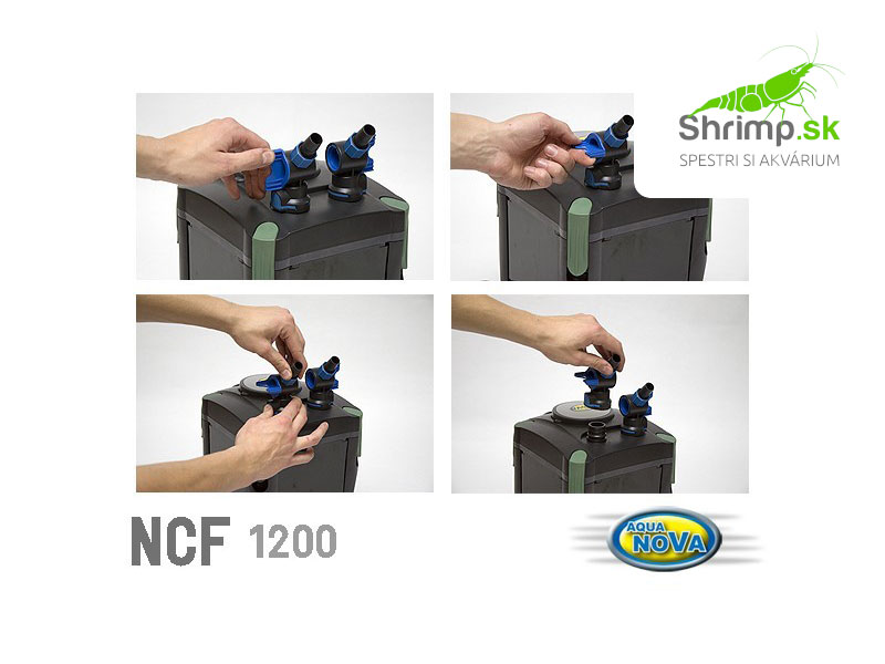Aqua Nova externý kanistrový filter NCF-1200