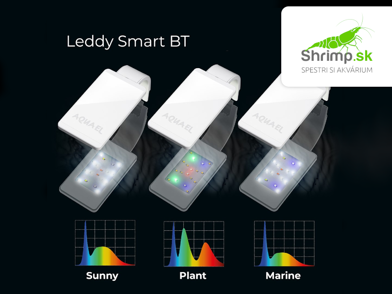 Aquael Leddy Smart BT 4,8W, 11 cm biela