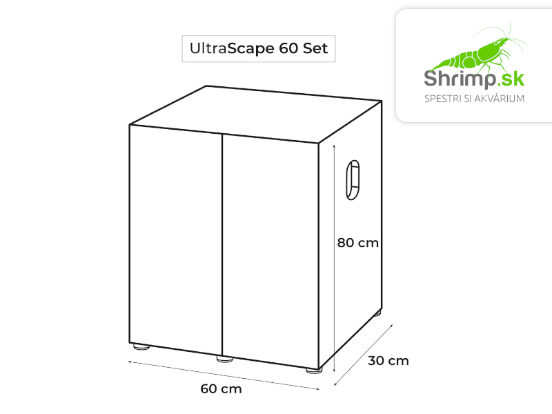 Aquael Skrinka Ultrascape 60 Snow