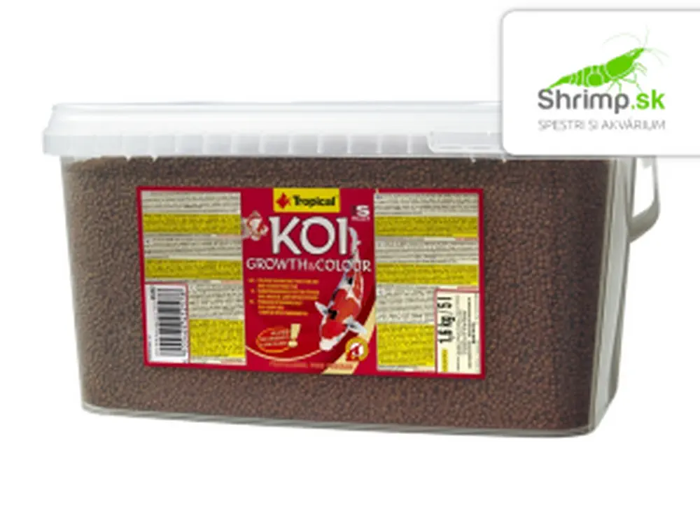 Tropical Koi Growth & Colour Pellet S 5l/1600 g