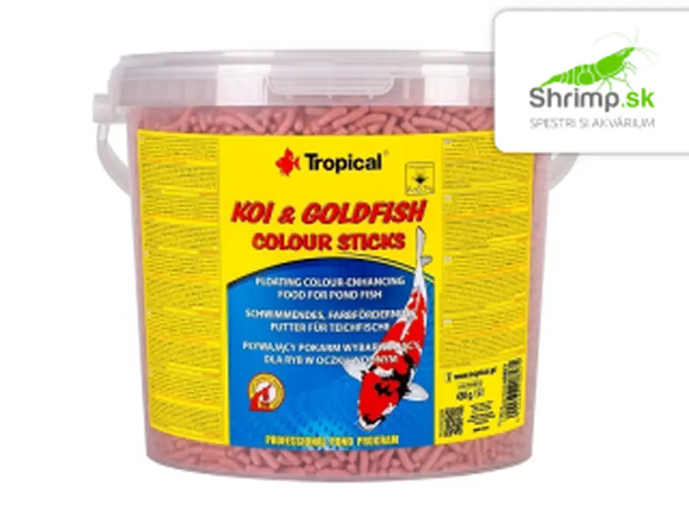Tropical Koi & Goldfish Colour Sticks 5l/430 g