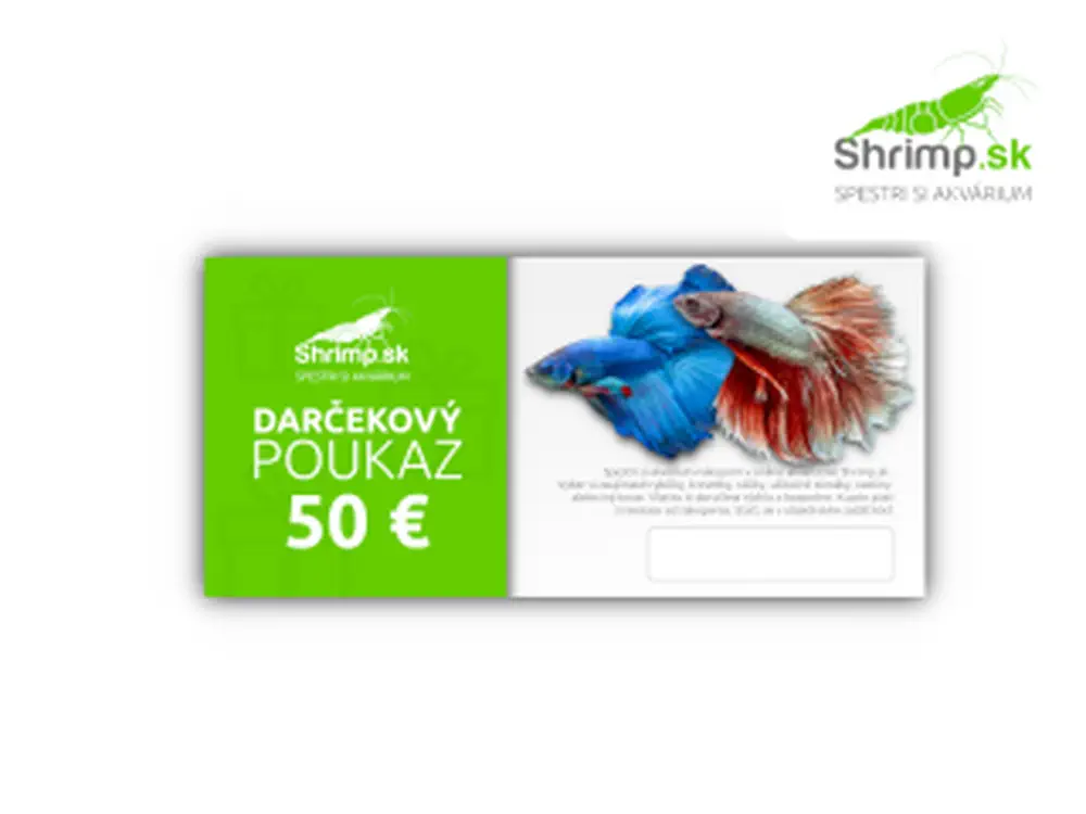 Darčekový poukaz - 50 €