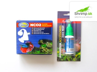 Drop checker Aqua Nova s náplňou (indikátor CO2)